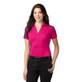 Port Authority  Ladies Silk Touch  Performance Colorblock Stripe Polo Shirt